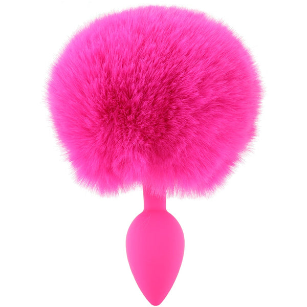 Pink Bunny Tail Butt Plug
