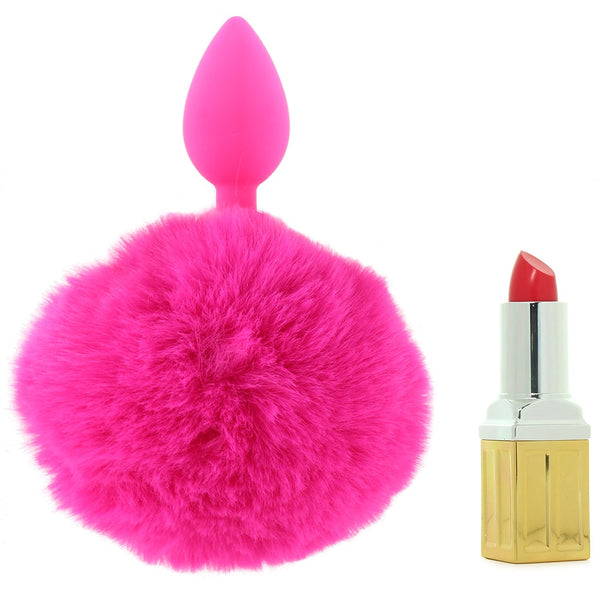 Pink Bunny Tail Butt Plug