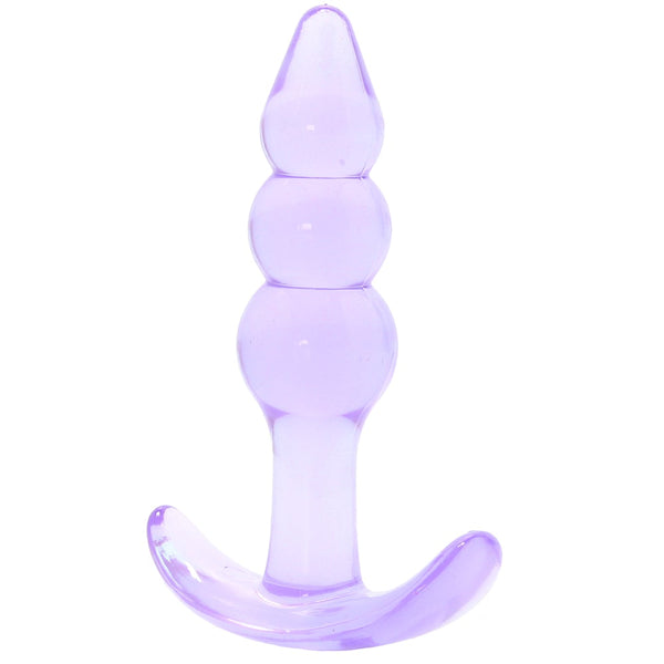 Jelly Rancher Ripple T Butt Plug- Purple