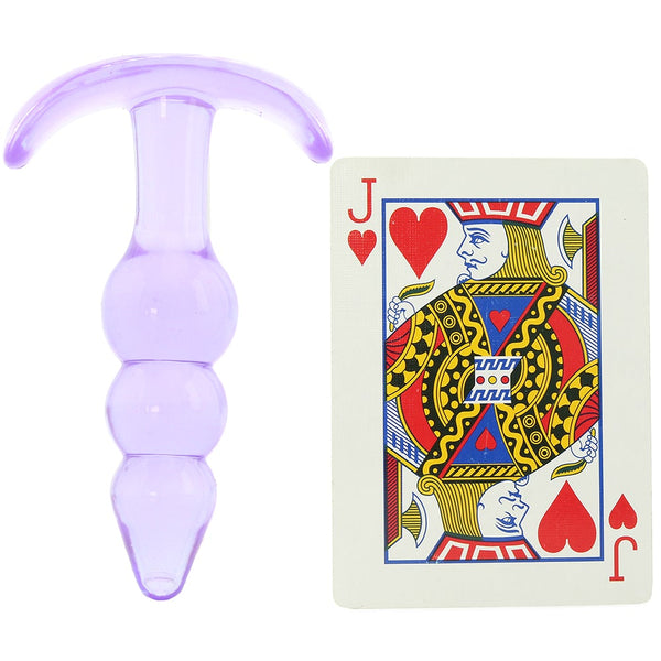 Jelly Rancher Ripple T Butt Plug- Purple