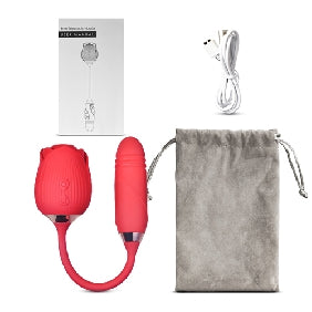 Kinky Rose with Thrusting Vibrator- Rechargeable