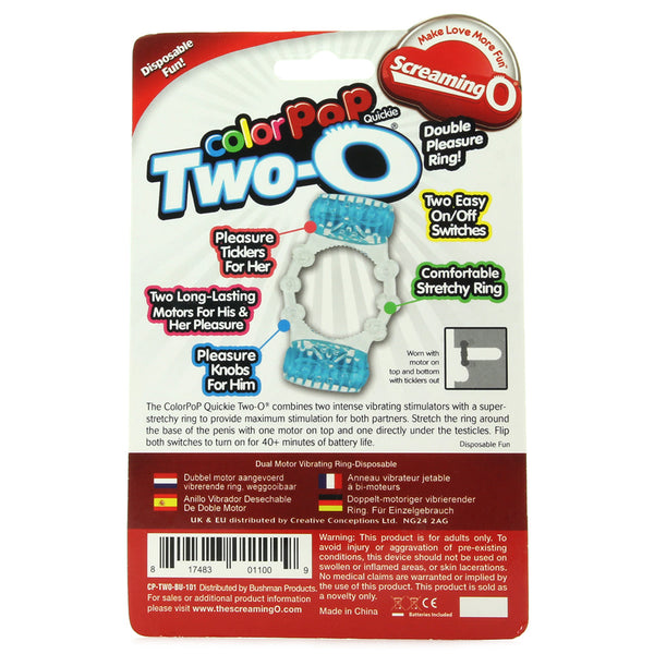 Double Pleasure Vibrating Cock Ring