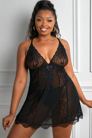 Kinky BabyDoll Plus Size Lingerie Set