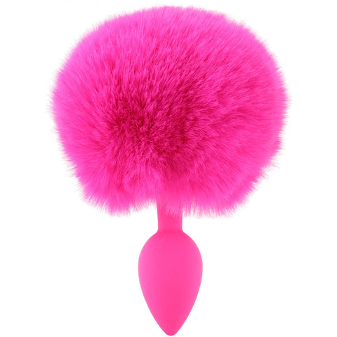 Pink Bunny Tail Butt Plug