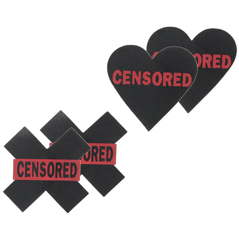 Censored Nipple Pasties- 2pk