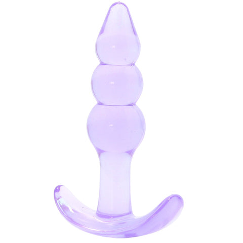 Jelly Rancher Ripple T Butt Plug- Purple